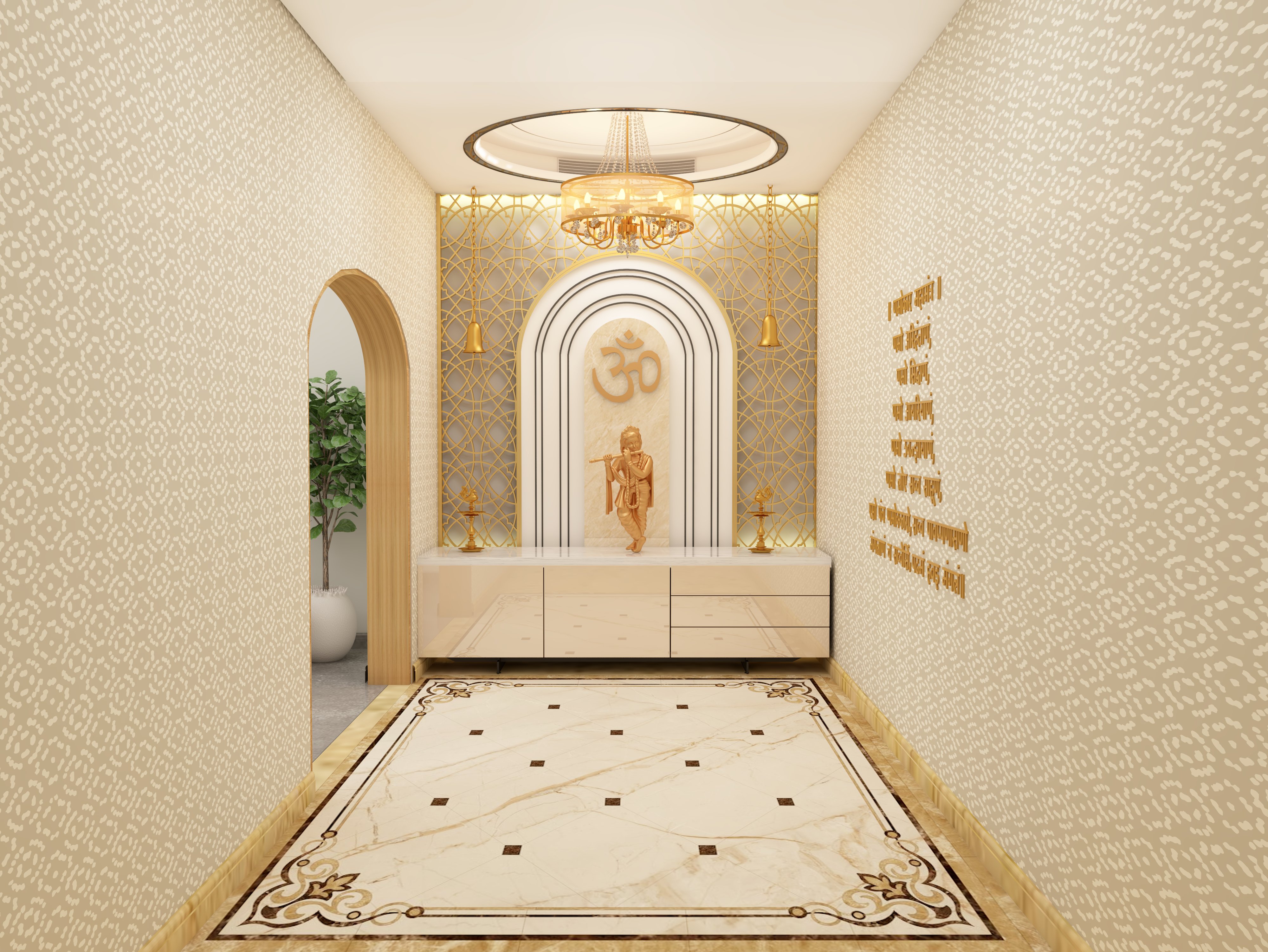 Luxury marble inlay flooring with floral patterns - Beautiful Homes