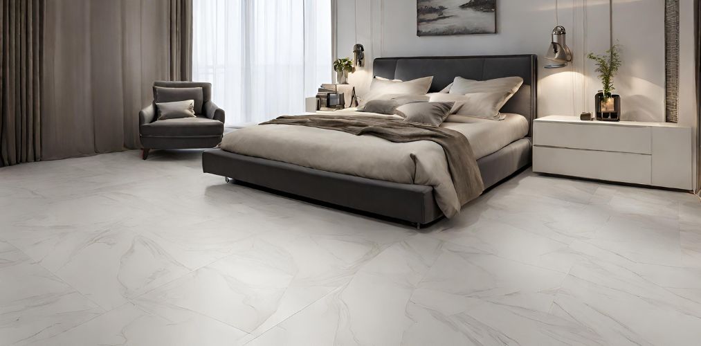 Porcelain tiles for bedroom with matte finish-Beautiful Homes