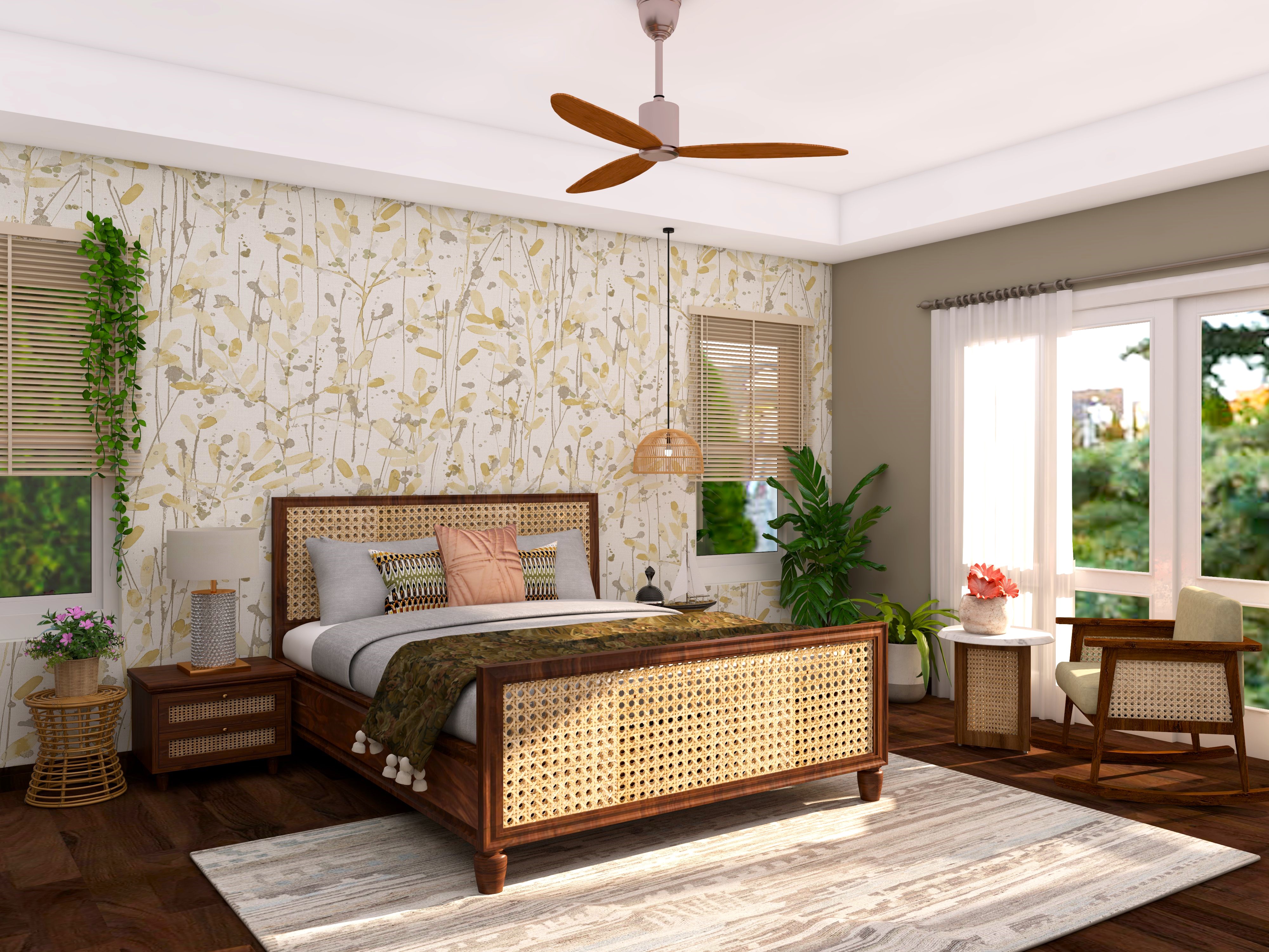 Bohemian style bedroom with Nilaya furniture - Beautiful Homes