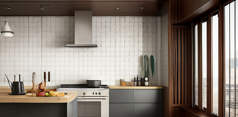 White sticky tiles for kitchen walls-Beautiful Homes