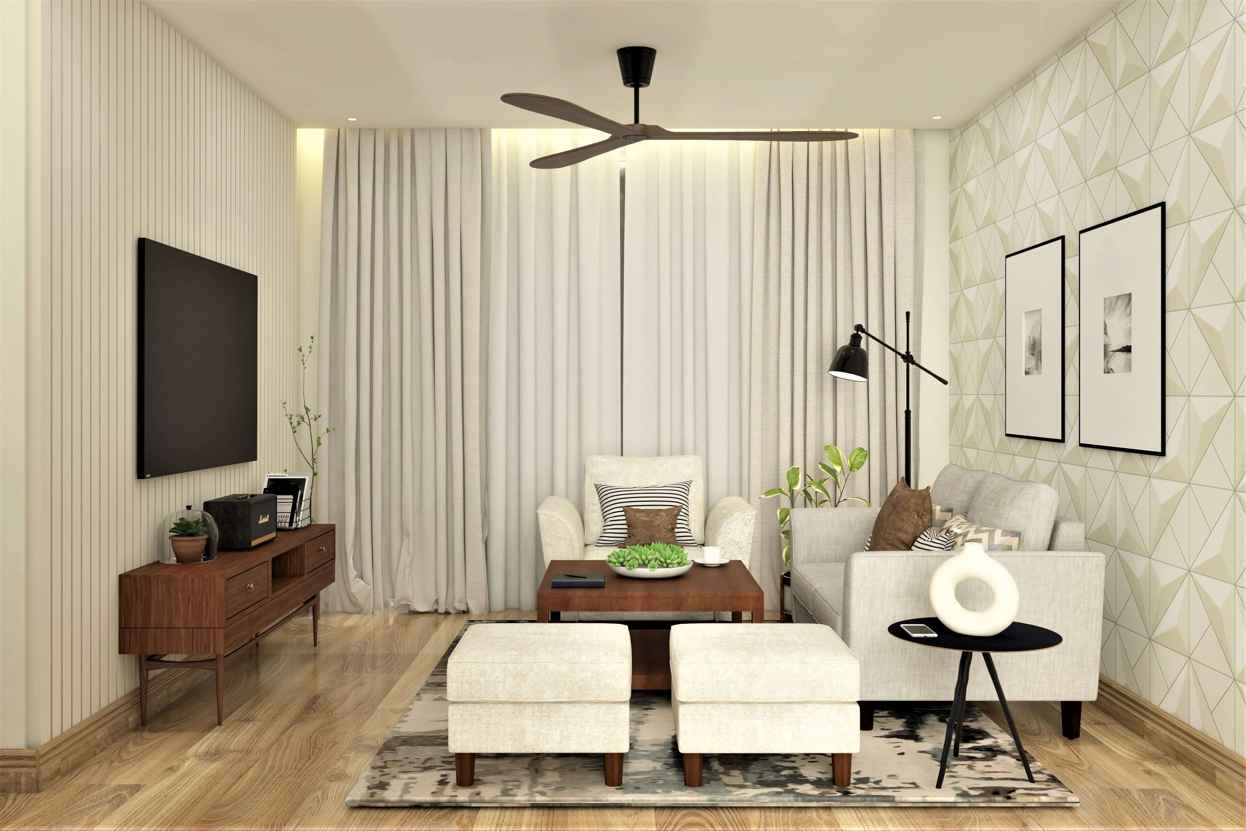 Chic modern living room design - Beautiful Homes