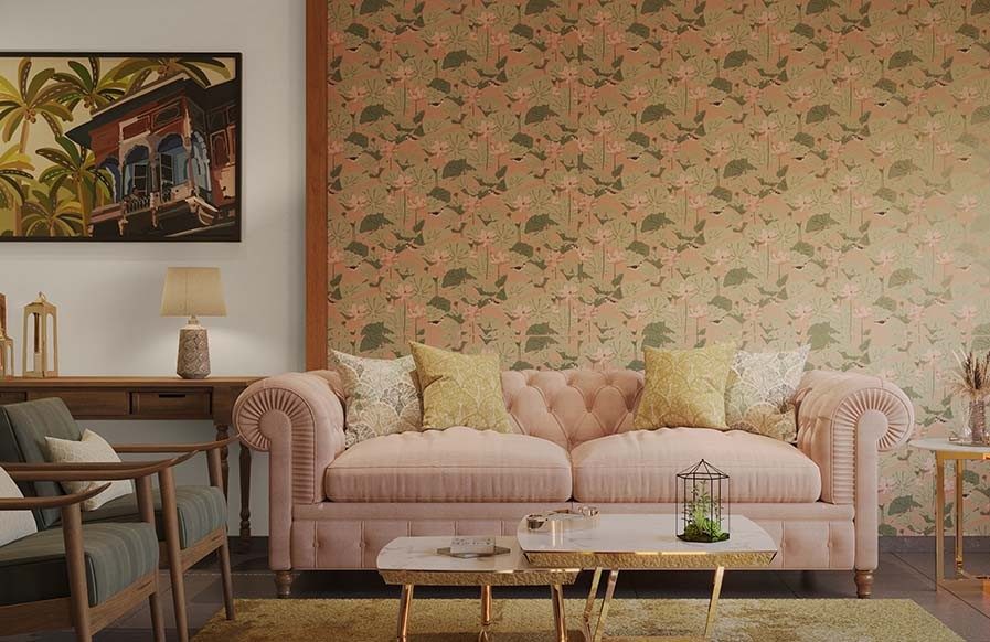 Colourful art work & bright shades for your contemporary living room - Beautiful Homes