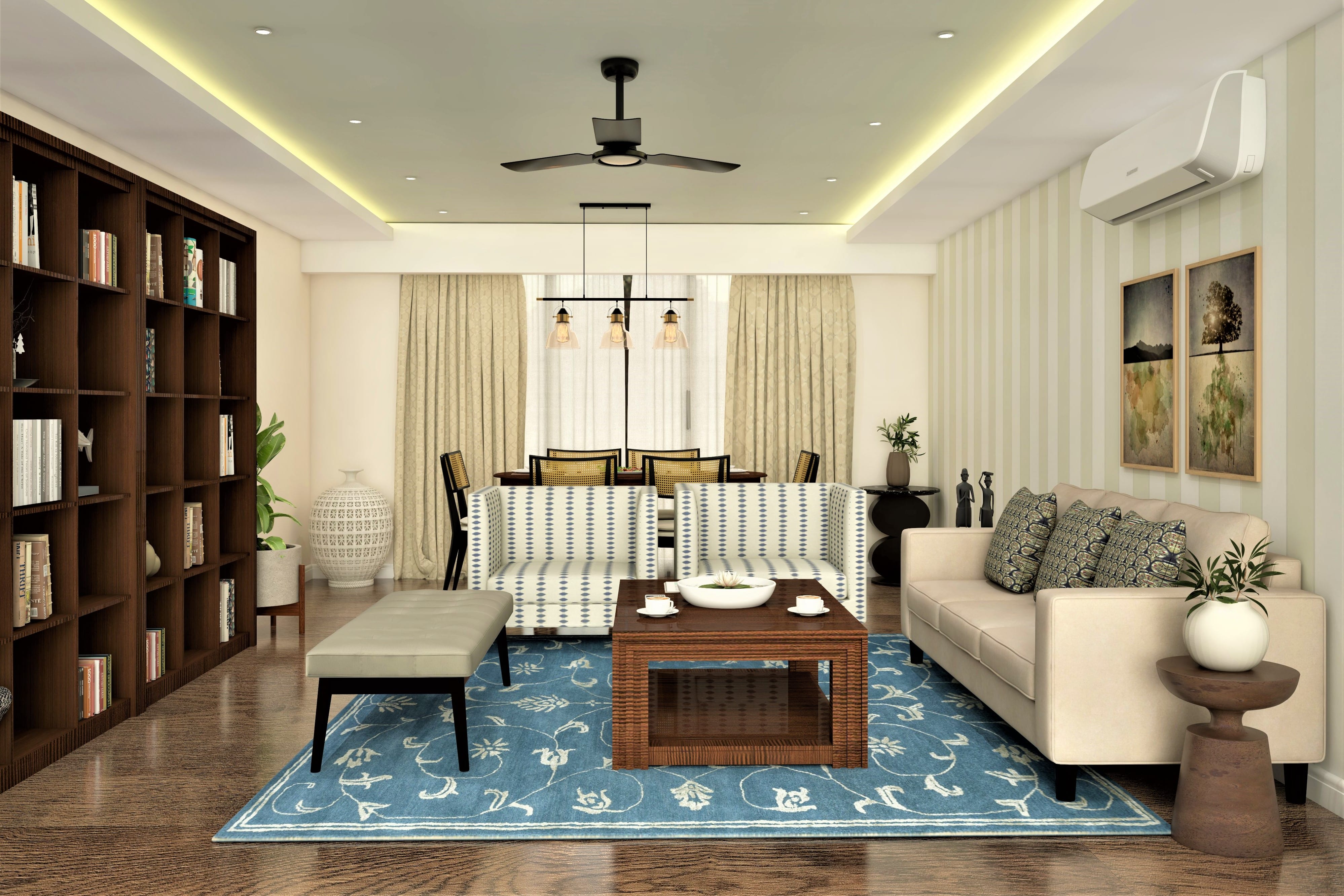 Modern Indian living room design to uplift your home design - Beautiful Homes