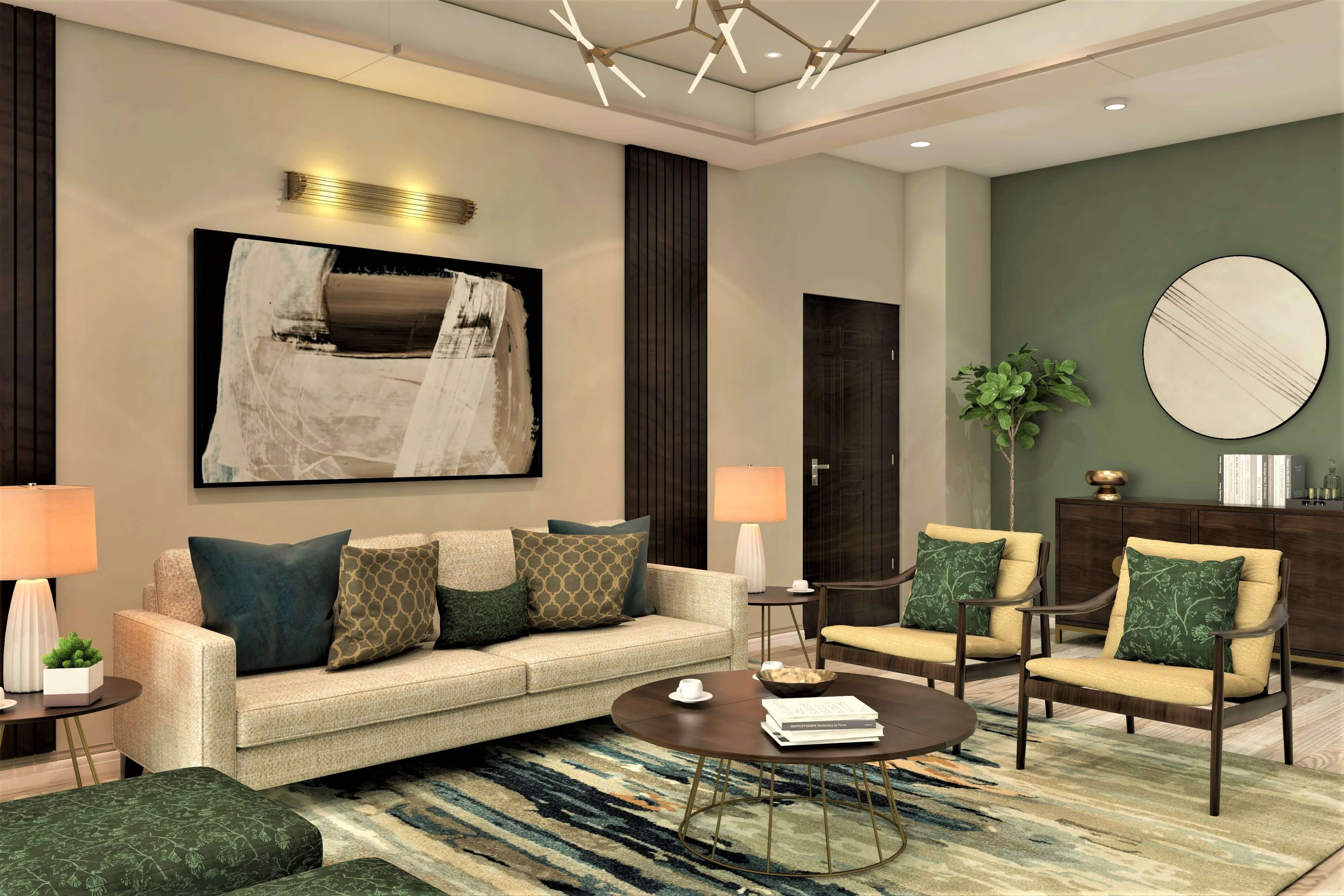 Abstract & contemporary living room design  for your space- Beautiful Homes