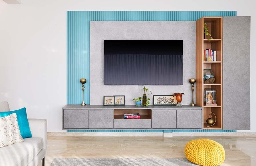 A tranquil living room design with vibrant decor pieces for your home - Beautiful Homes