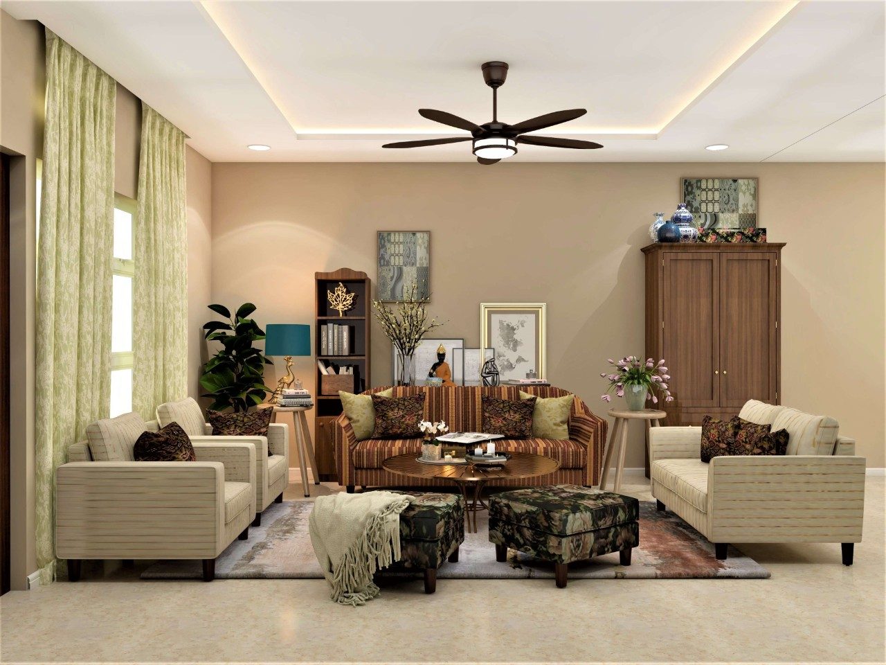 Glamorous & elegant living room design to uplift your house design - Beautiful Homes