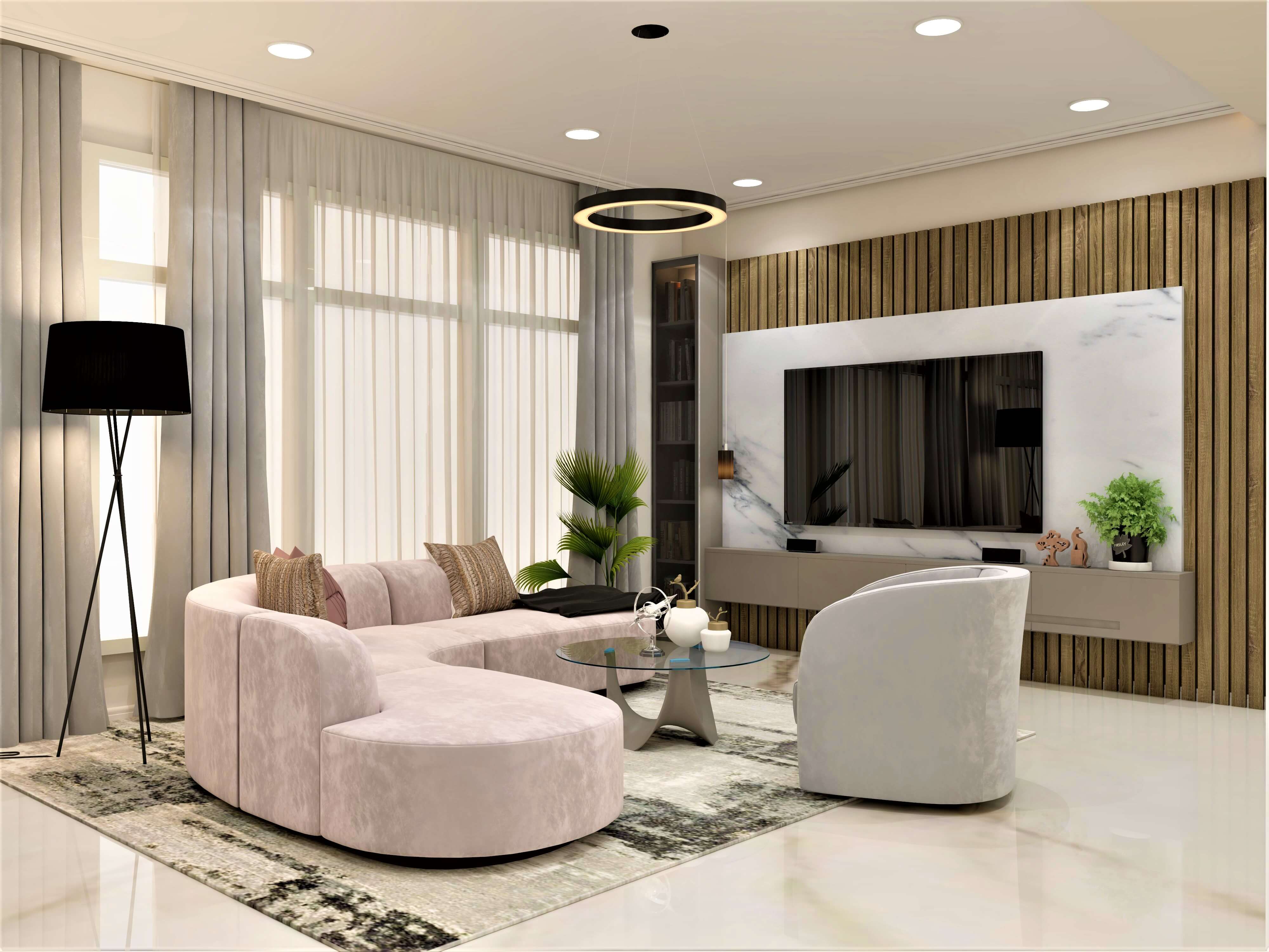 Chick & sleek living room design with designer sofas - Beautiful Homes