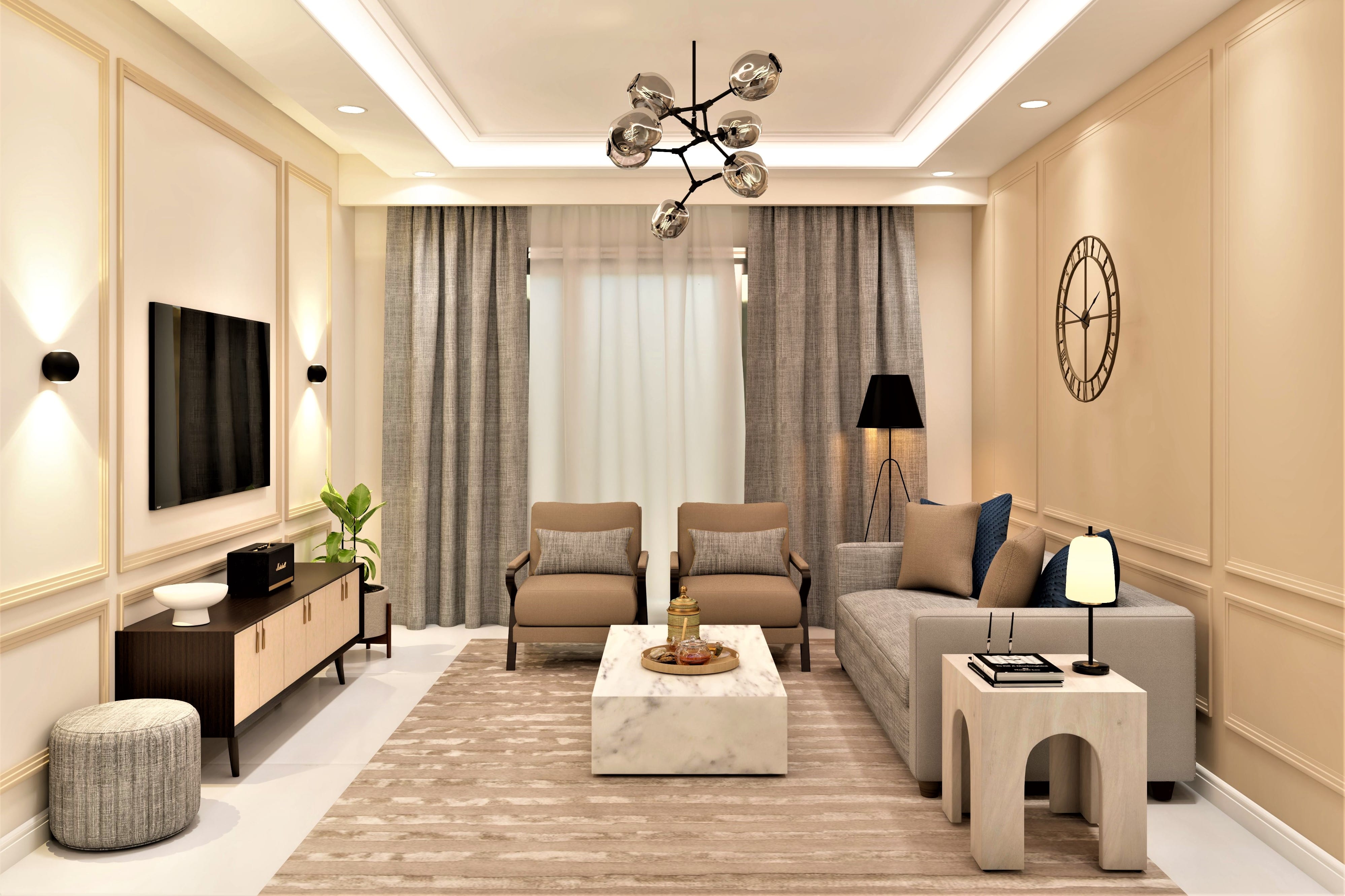 Elegant & luxurious living room design ideas for your home - Beautiful Homes