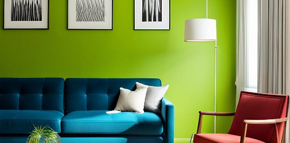 Colorful living room with sofa set-Beautiful Homes
