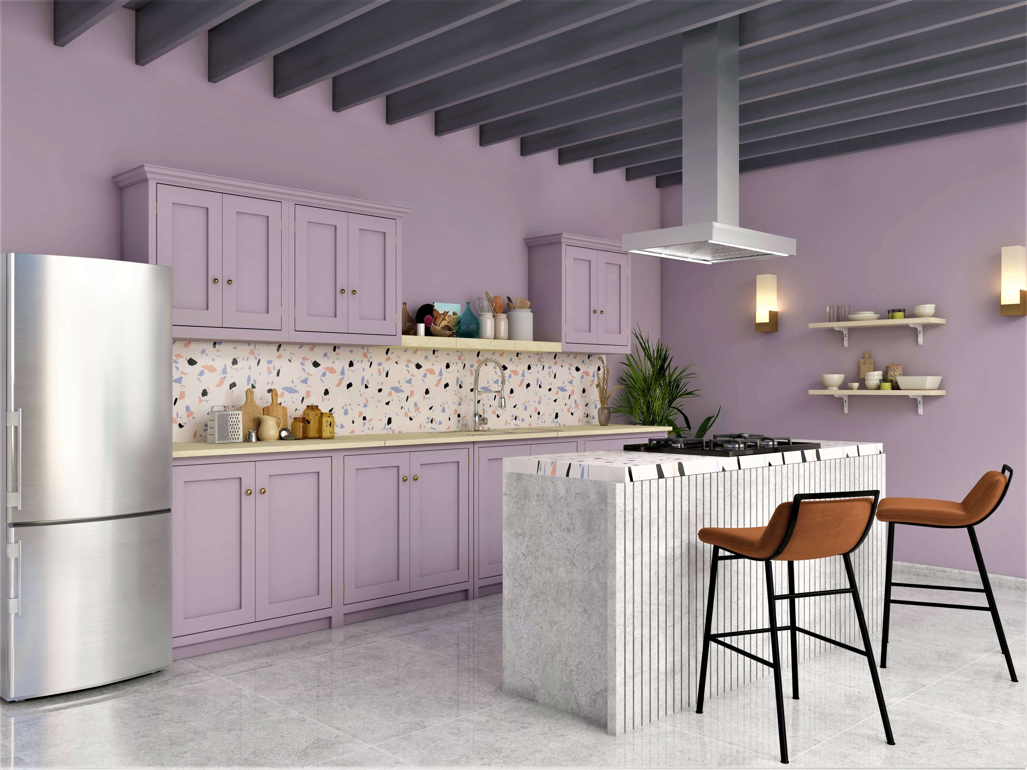 Simple open modular kitchen design idea to enhance your kitchen design - Beautiful Homes