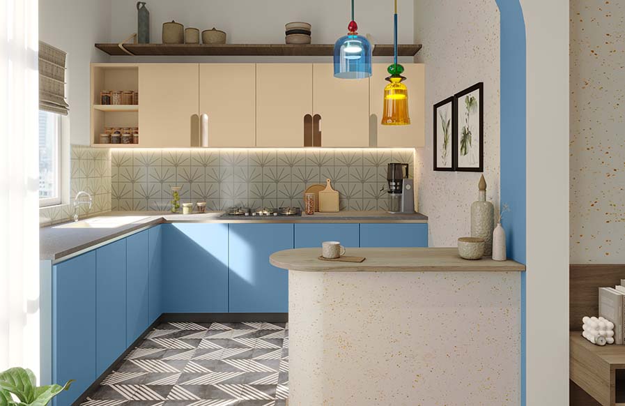 Neat modular kitchen design idea inspiration - Beautiful Homes