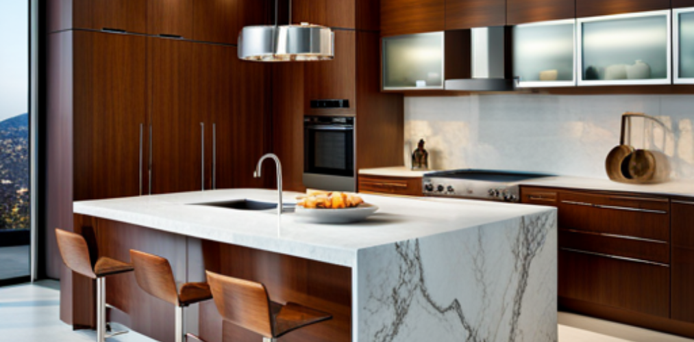 Modular kitchen design with granite countertops-BeautifulHomes
