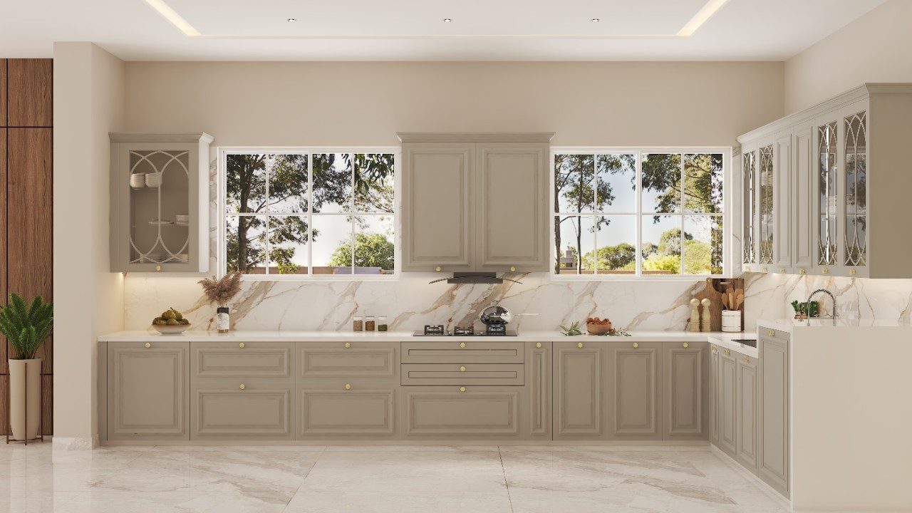 Modern kitchen with classic details - Beautiful Homes
