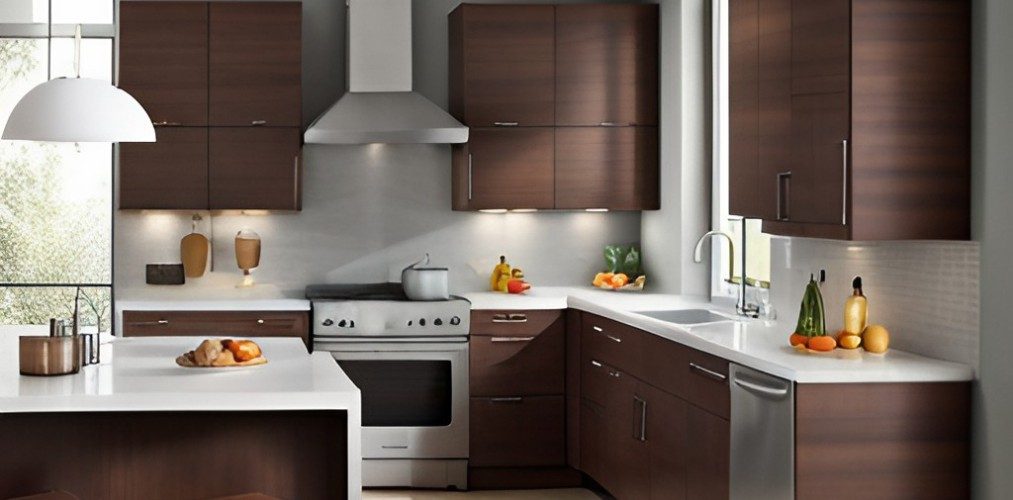 Small Kitchen Design with Modern Cabinets - Beautiful homes