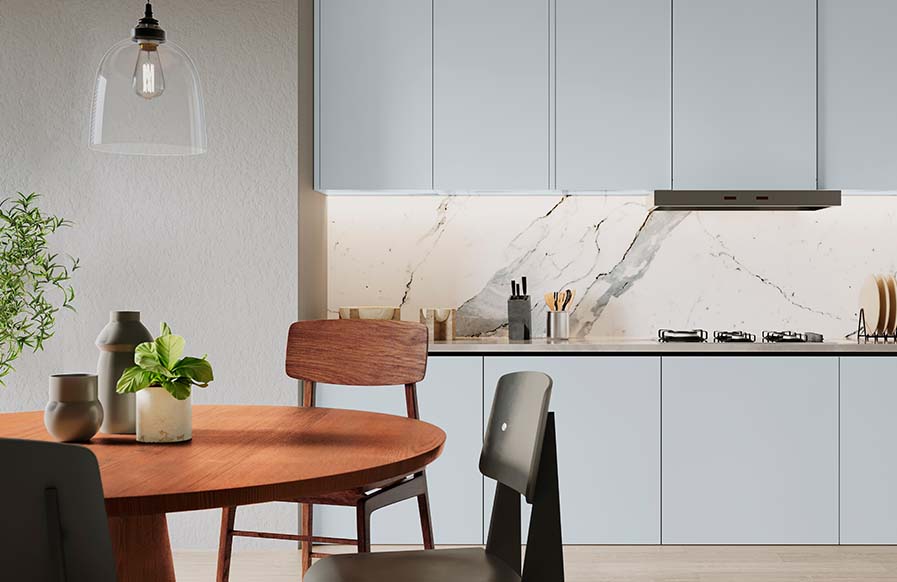 Brighten up your kitchen with white kitchen design - Beautiful Homes