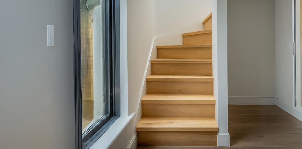 Small wooden staircase for a residence - Beautiful Homes