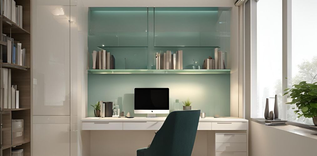 Modern study room with lacquered glass board - Beautiful Homes