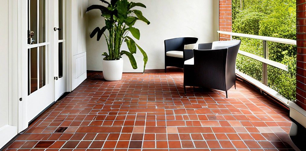 Brick tiles design for outdoor porch-Beautiful Homes