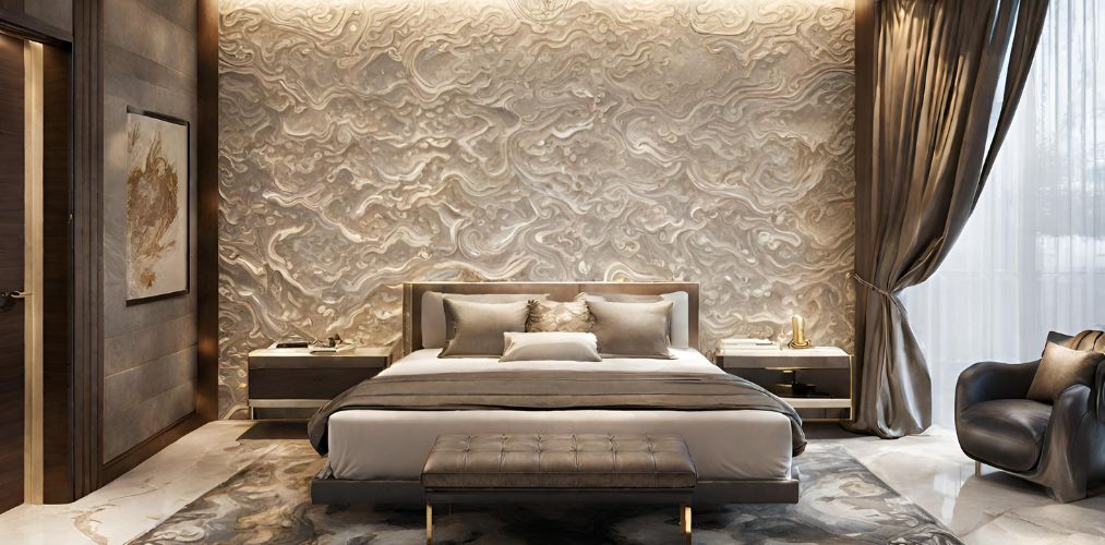 Decorative wall tiles for a luxury bedroom - Beautiful Homes