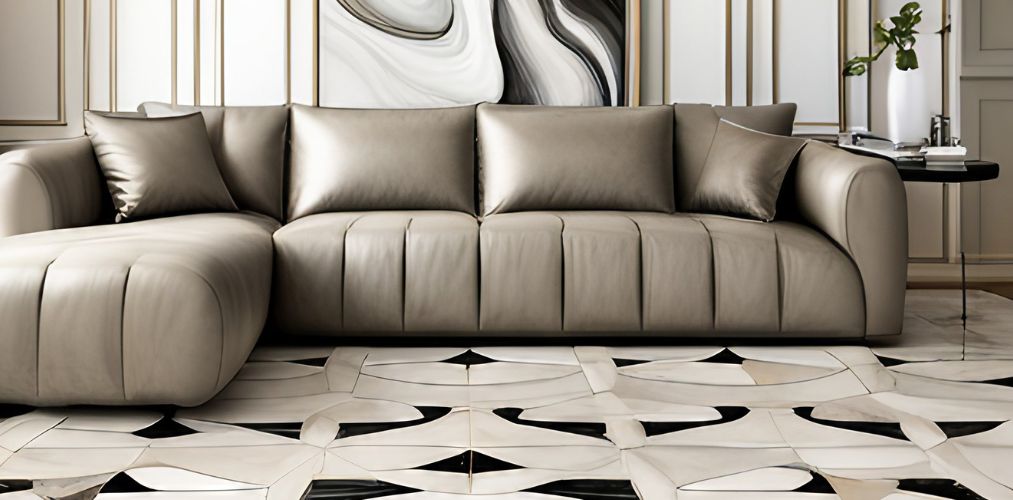 Italian tile design for living room-Beautiful Homes
