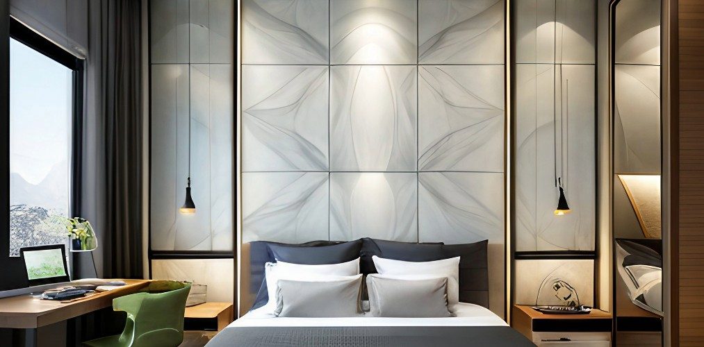 Room wall tiles design with marble tiles-Beautiful Homes