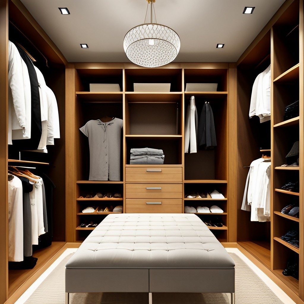 Walk in wardrobe design for ladies-BeautifulHomes