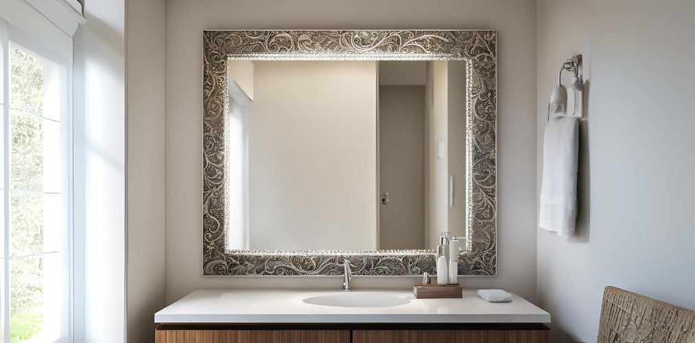 Decorative mirror for wash basin - Beautiful Homes