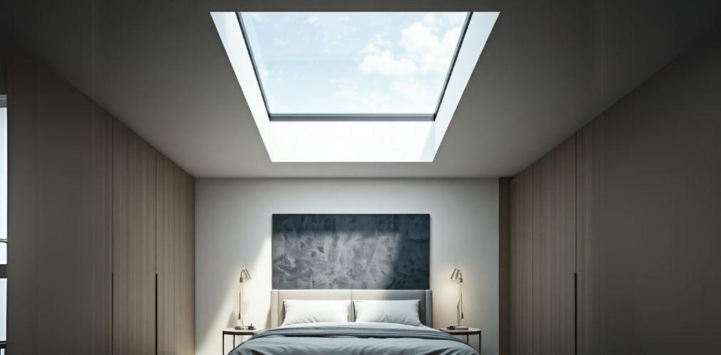 Modern skylight window for a luxury bedroom - Beautiful Homes