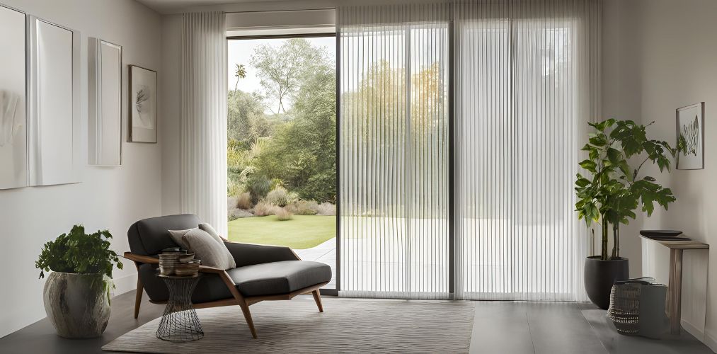 Sliding window design with fluted glass - Beautiful Homes