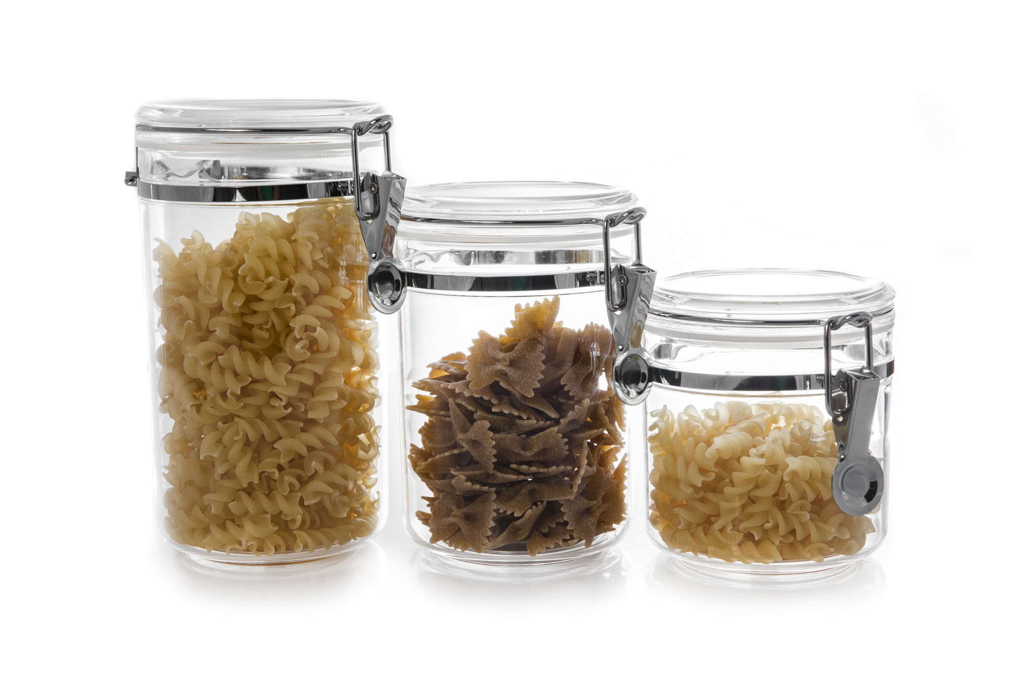 Bulky Supplies in Large Airtight Containers for Kitchen Interior Design - Beautiful Homes