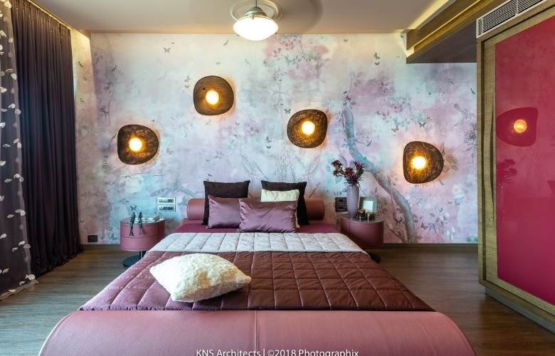 Bedroom lighting for 2022 with designer wall lights & minimal ceiling light - Beautiful Homes