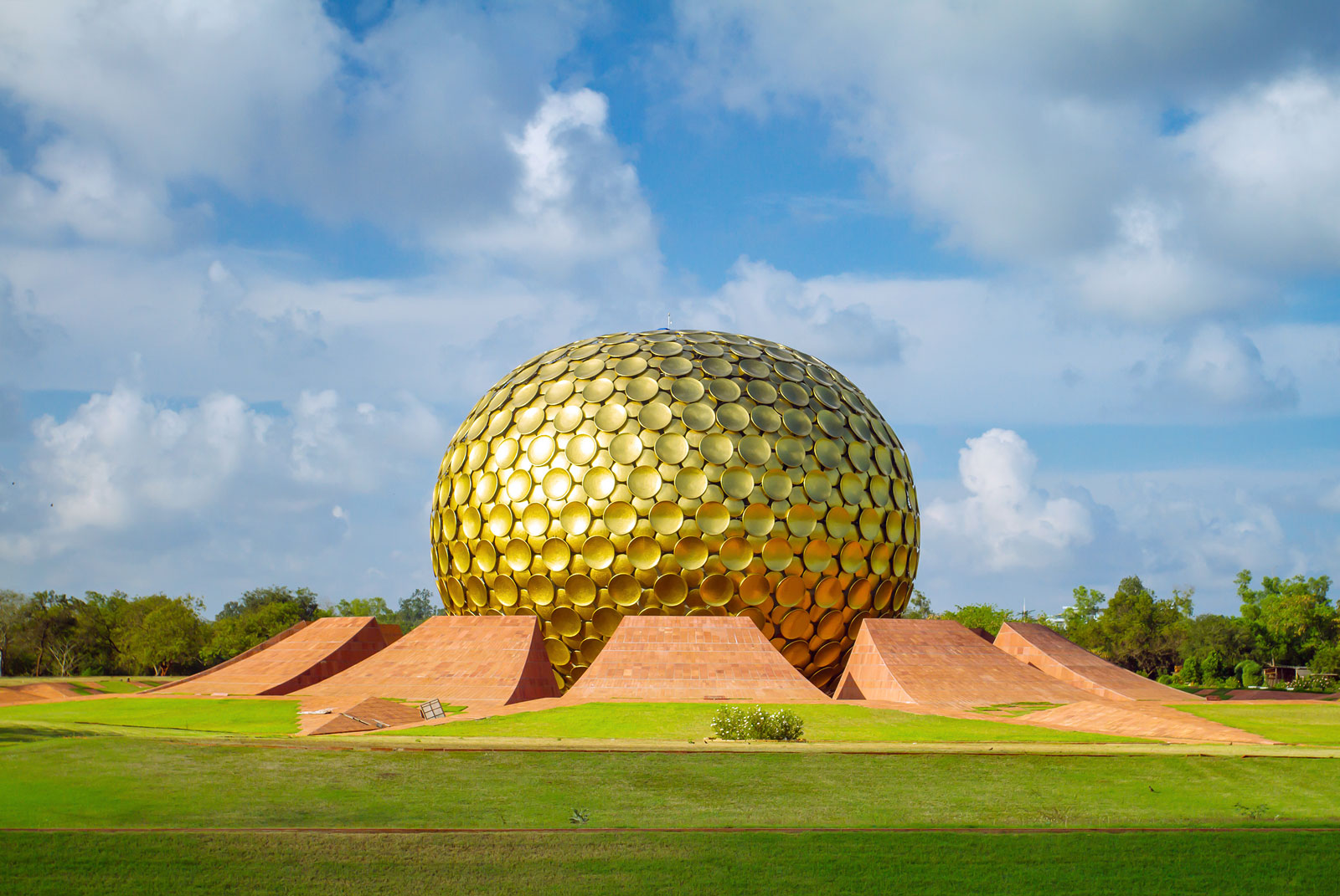 An architectural marvel, the Matrimandir in Auroville – Beautiful Homes