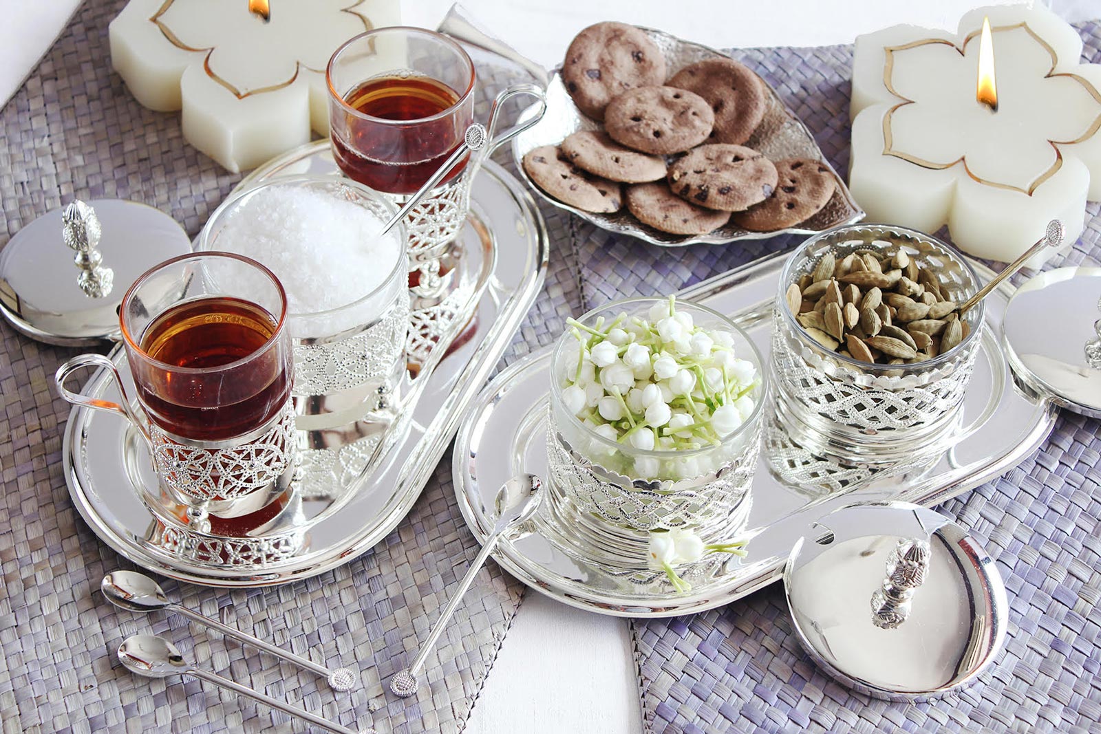 A silver high-tea party essentials from Kishco - Beautiful Homes