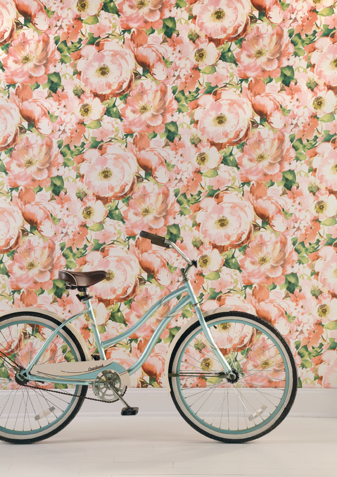 Watercolor Poppy Blush Wallpaper