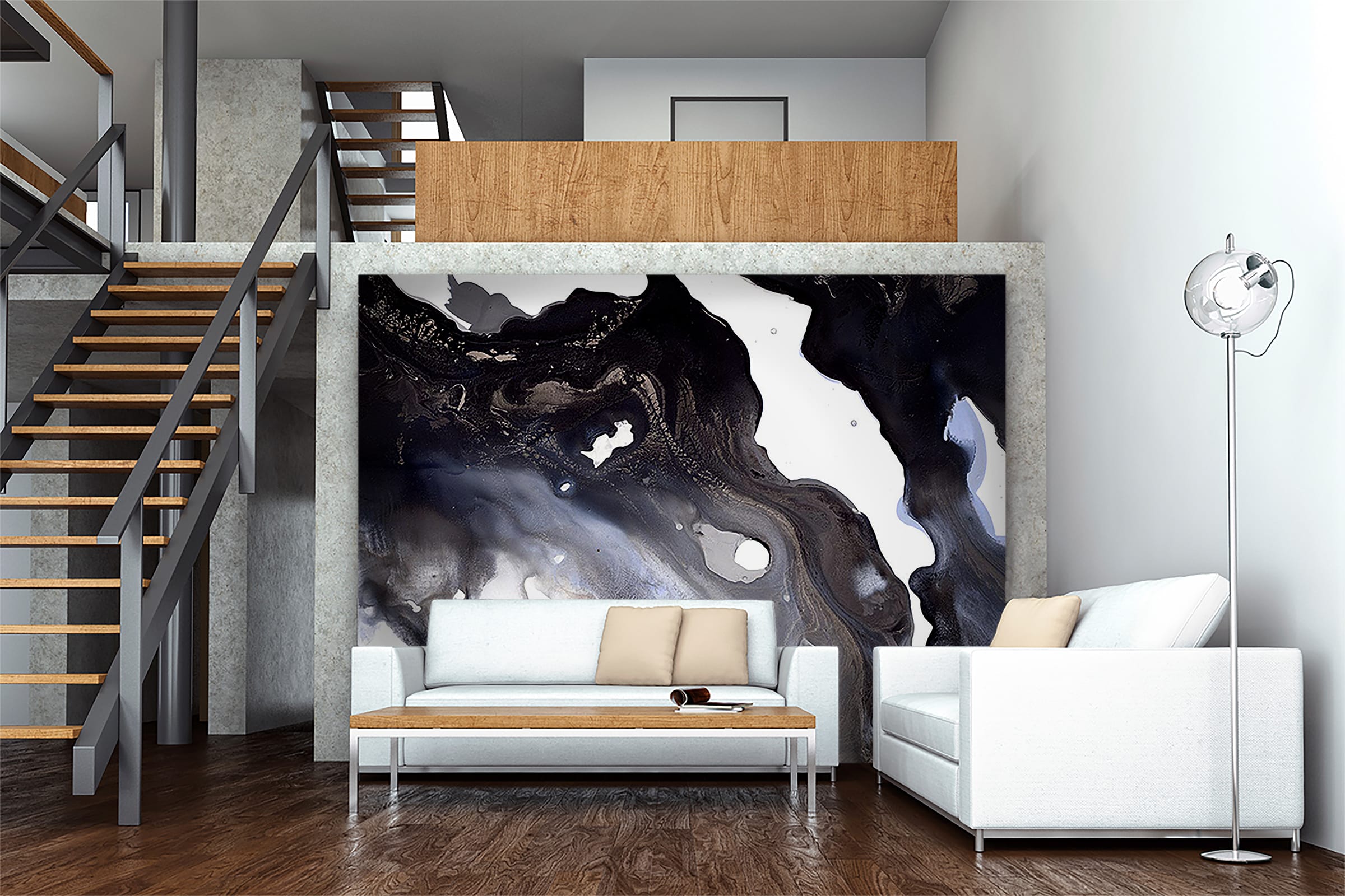 wallpaper throughout the wall