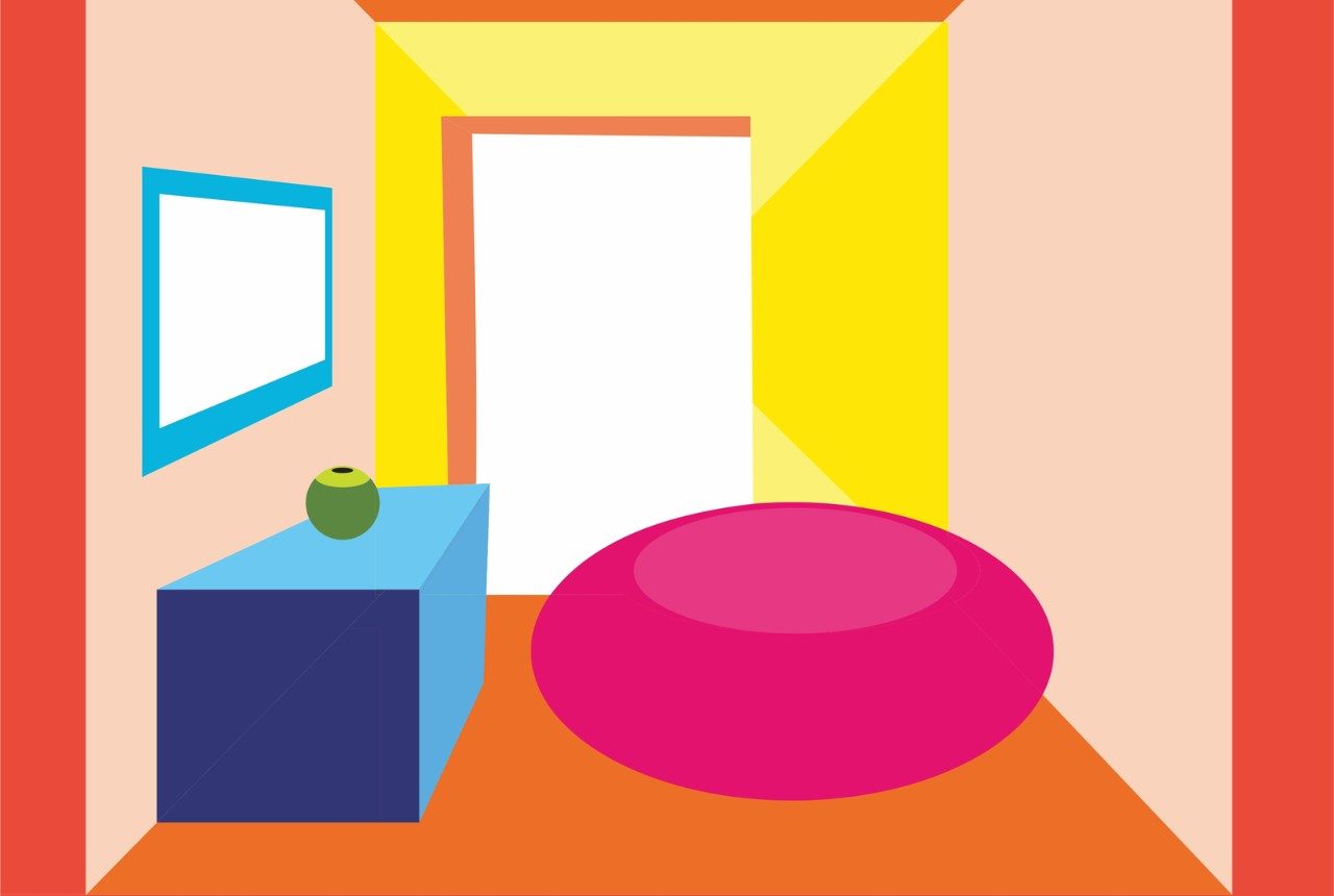 illustration of indoor room