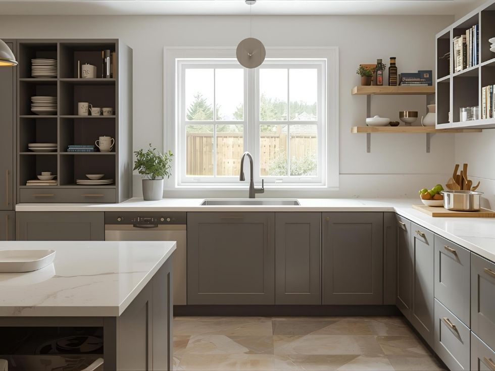 Latest style built-in pantry unit in modular kitchen - Beautiful Homes 