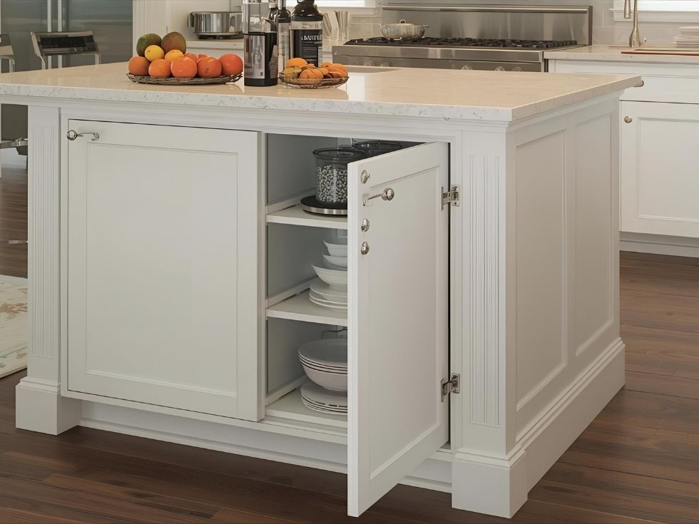 Built-in small kitchen pantry - Beautiful Homes