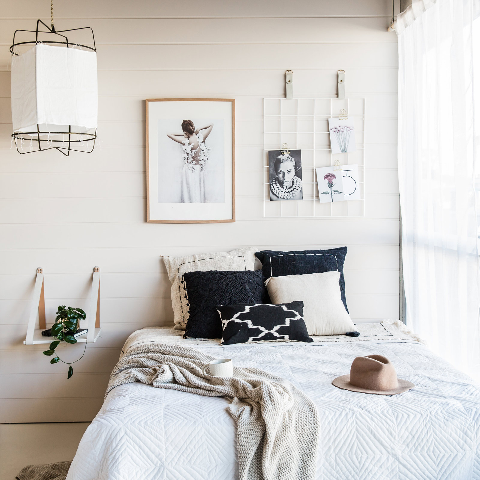 Floating Side Table Design For Greater Floor Space  - Beautiful Homes