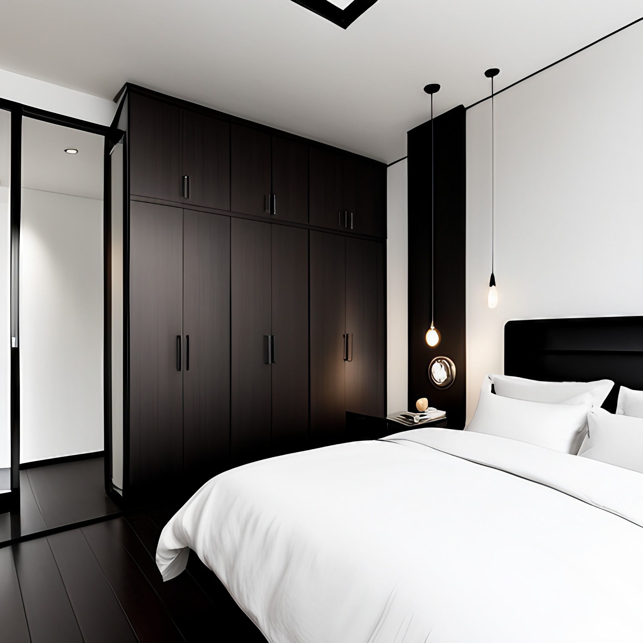 Black bedroom design - Beautiful Homes