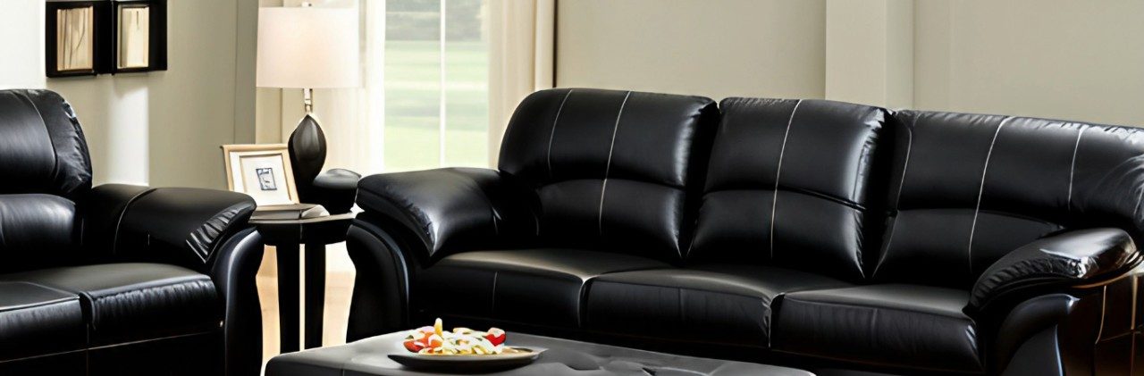 Black sofa design - Beautiful Homes