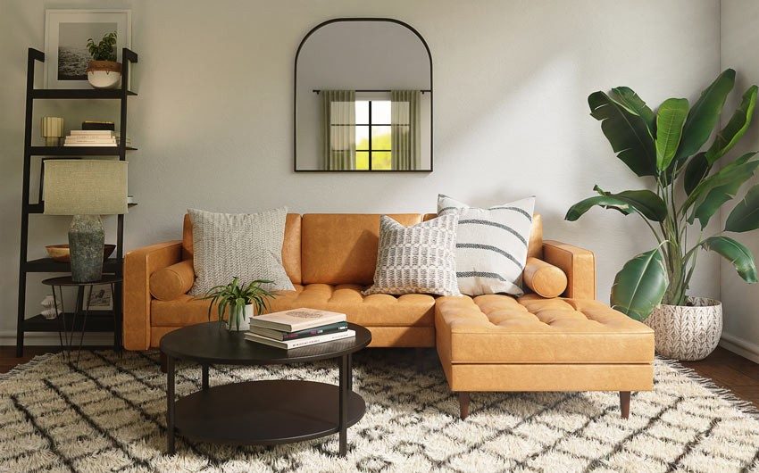 House Plants & table lamps to add elegance in your contemporary living room - Beautiful Homes
