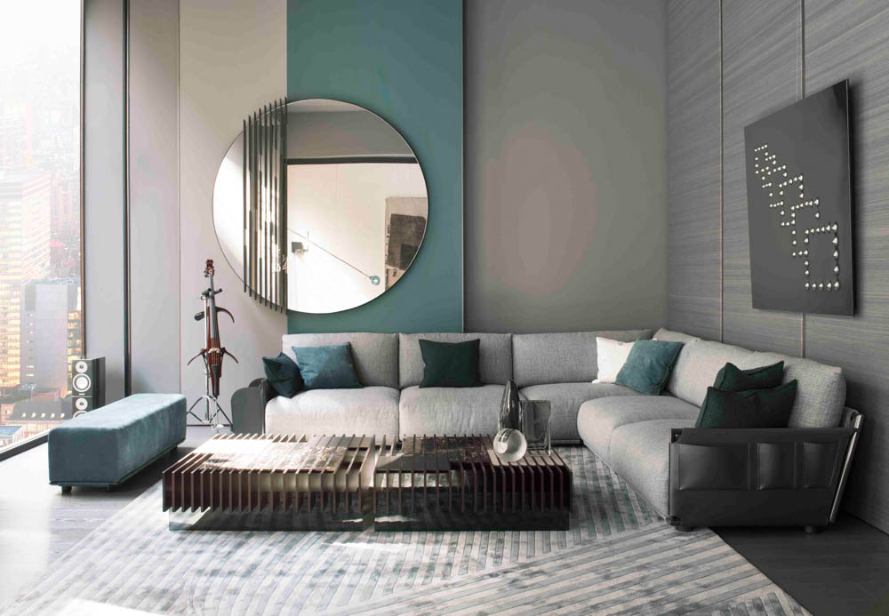 Mirror designs to enhance your contemporary living room - Beautiful Homes
