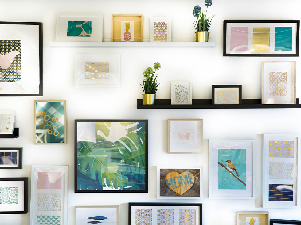 Diy wall photo frames for your home décor - Beautiful Homes