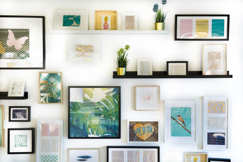 Diy wall décor with classy mood boards & frames - Beautiful Homes