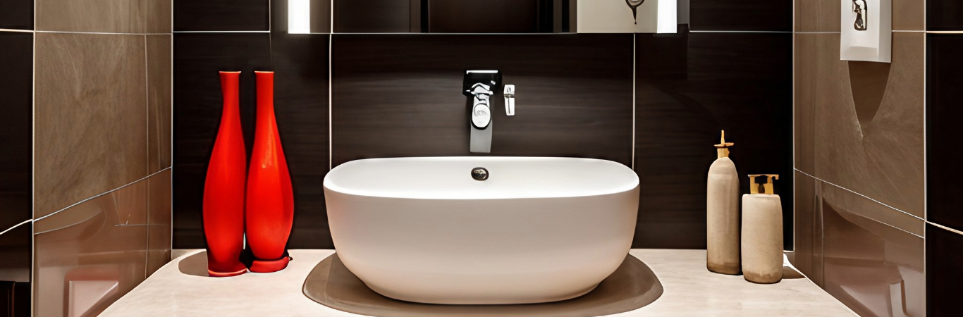 wash basin tiles design - Beautiful Homes