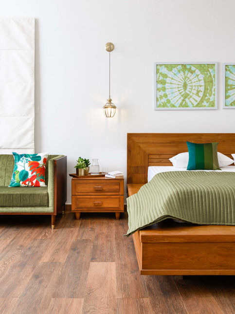 Walnut laminate flooring to enhance your home interiors - Beautiful Homes