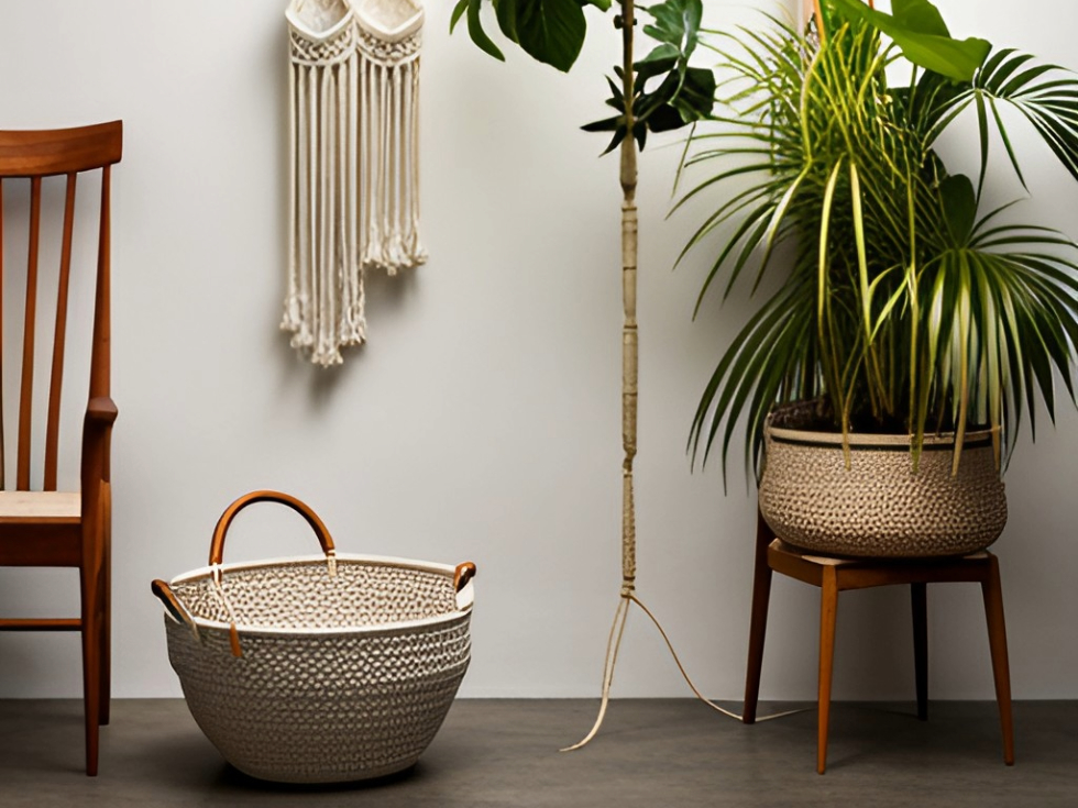 Macrame baskets to enhance your home interiors - Beautiful Homes