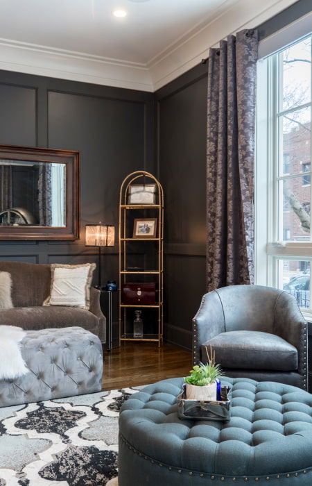 Mid-century modern interior design for living room - Beautiful Homes