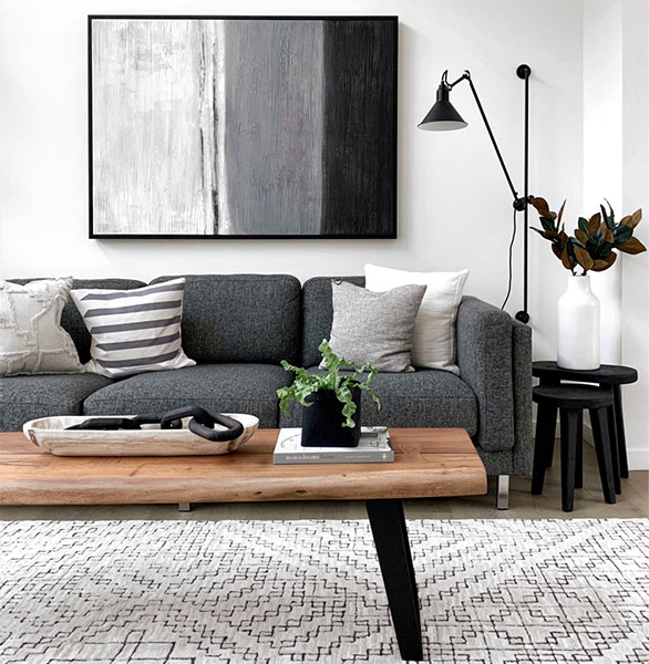 Splash of greens for your scandinavian living room interiors - Beautiful Homes